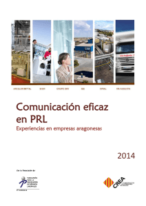 Comunicación Eficaz en PRL - Confederación de Empresarios de