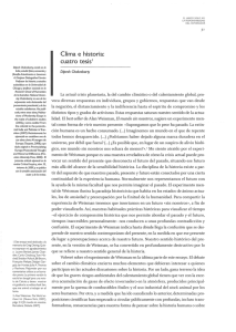 Clima e historia: cuatro tesis 1
