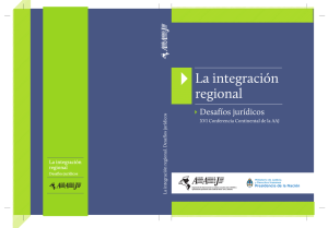 La integración regional - Sistema Argentino de Información Jurídica