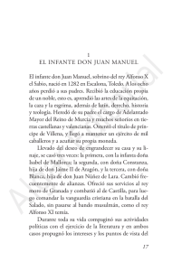 17 1 EL INFANTE DON JUAN MANUEL El infante don Juan