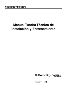 Manual Tundra Técnico de Instalación y Entrenamiento