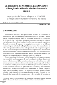 La propuesta de Venezuela para UNASUR: el