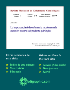 Revista Mexicana de Enfermería Cardiológica