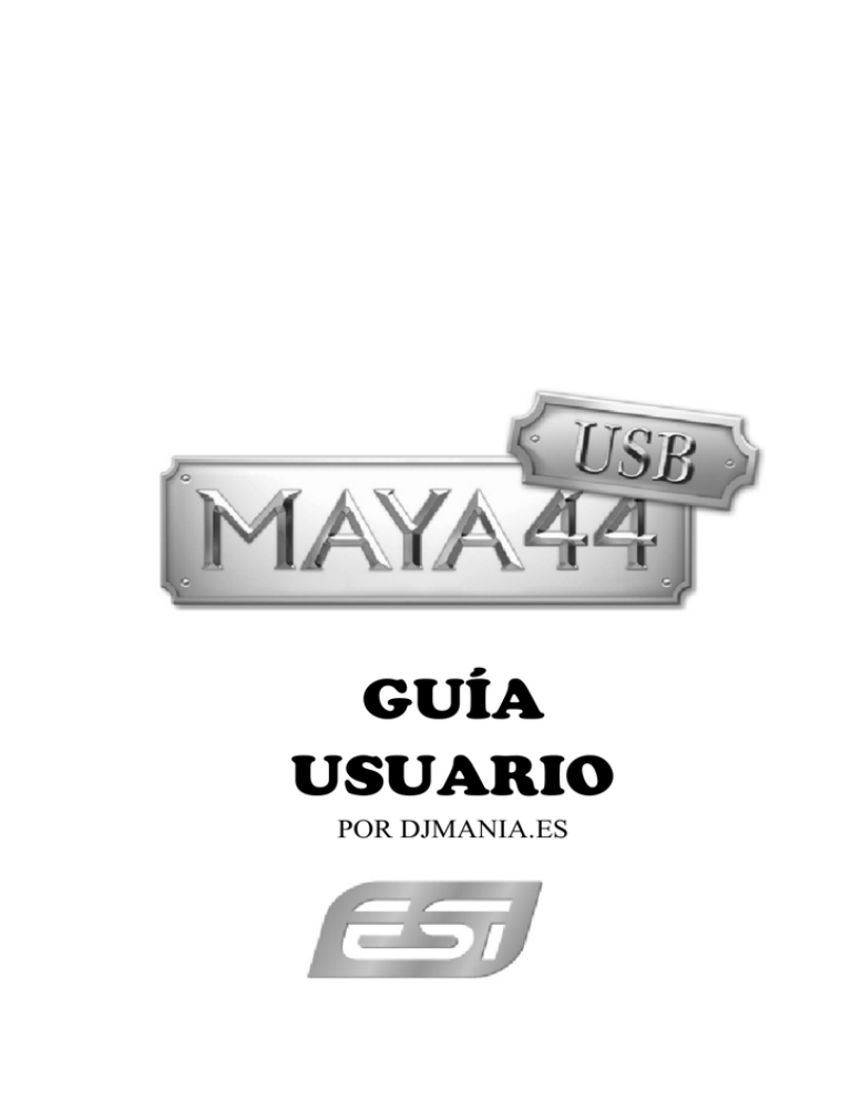 Manual ESI 44 USB