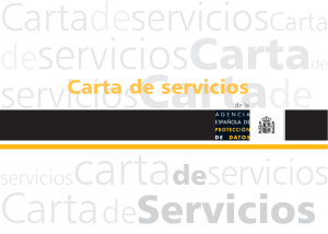 Carta de Servicios de la Agencia Española de Protección de Datos