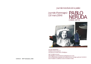 Journée d`hommage à Pablo Neruda, 1904 - unesdoc