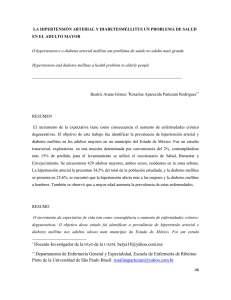 La hipertensión arterial y diabetes mellitus, un problema de salud