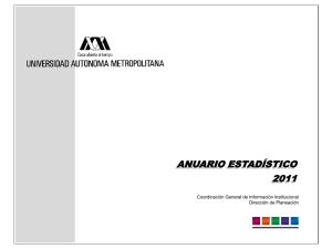 Anuario Estadístico UAM 2011.