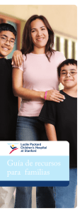 Guía de recursos para familias - Lucile Packard Children`s Hospital