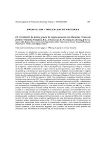 PRODUCCION Y UTILIZACION DE PASTURAS PP 1 Contenido de