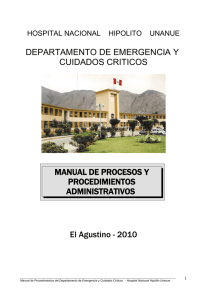 Departamento de Emergencia y Cuidados Críticos