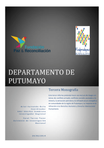 informe putumayo - Fundación Paz y Reconciliación