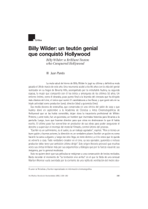 Billy Wilder: un teutón genial que conquistó Hollywood