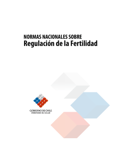 Normas Nacionales sobre Regulación de la Fertilidad