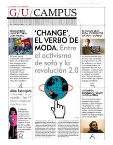 `CHANGE`, EL VERBO DE MODA.Entre el activismo de sofá y la