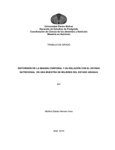 Universidad Simón Bolívar Decanato de Estudios de Postgrado