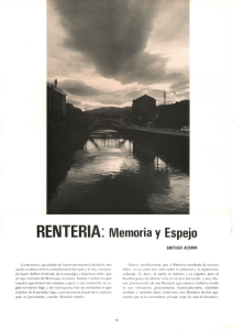 RENTERIA: Memoria y Espejo