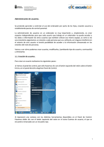 Gestión de usuarios - Gobierno de Canarias