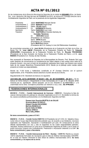 Descargar Acta 1-2012 en PDF - Confederación Argentina de Patín