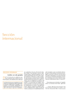 Sección internacional - revista de comercio exterior