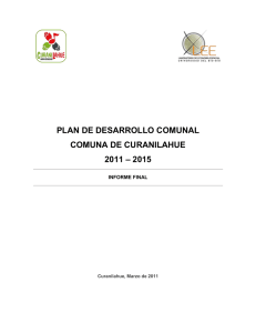 PLAN DE DESARROLLO COMUNAL COMUNA DE CURANILAHUE
