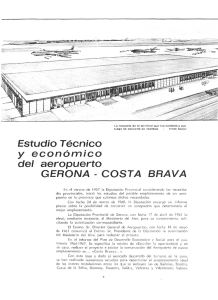 Estudio Técnico y económico del aeropuerto GERONA