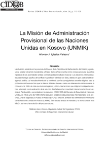 La Misión de Administración Provisional de las Naciones