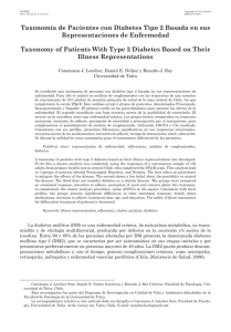 Taxonomía de Pacientes con Diabetes Tipo 2 Basada en sus