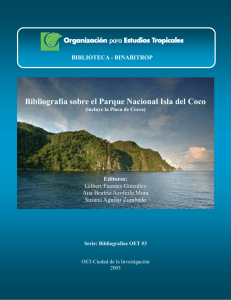 Isla del Coco - Organization for Tropical Studies