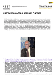 Entrevista a José Manuel Naredo