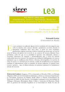 [2] Una literatura tolerada: la censura editorial y el arte de la novela