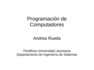 Repaso de conceptos - Librerías - Departamento de Ingeniería de