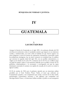 Guatemala Búsqueda de Verdad y Justicia