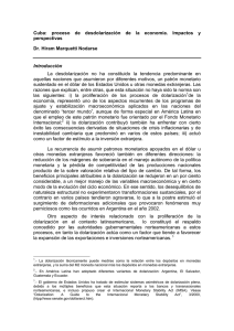 Cuba: proceso de desdolarización de la economía