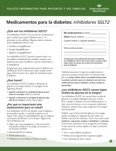 Medicamentos para la diabetes: inhibidores SGLT2