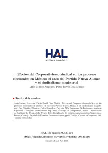Efectos del Corporativismo sindical en los procesos - Hal-SHS