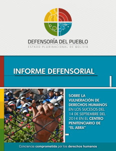 informe defensorial - Defensoria del Pueblo