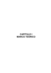 CAPITULO I MARCO TEÓRICO