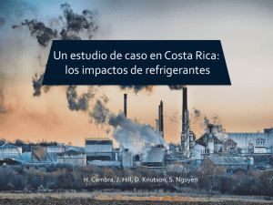 los impactos de refrigerantes - Cámara de Industrias de Costa Rica