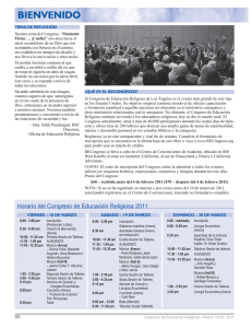bienvenido - Los Angeles Religious Education Congress