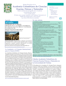 Vol 3 No.7 - Academia Colombiana de Ciencias Exactas, Físicas y