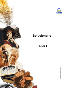 Solucionario Taller I 2016