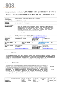 GS0308 MINCOMERCIO 121101 Informe de Cierre de No