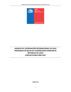 Convocatoria - Oficina de Asuntos Internacionales y Cooperación