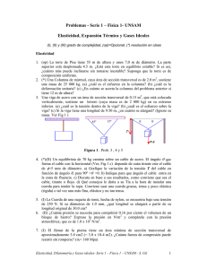 Problemas Elasticidad y dilatometría - Serie1 - Física re
