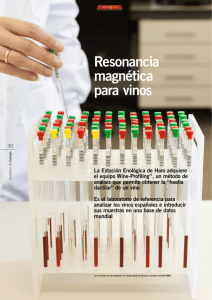 Pionera en el uso de la resonancia magnética nuclear para vinos