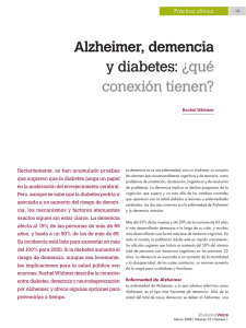 Alzheimer, demencia y diabetes: ¿qué conexión tienen?