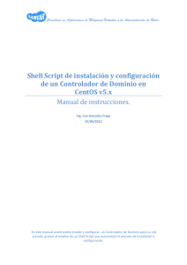 Shell Script de instalación y configuración de un Controlador