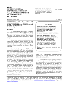 Coinfección por VIH y tuberculosis en República Dominicana