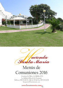 menus comuniones 2016 hacienda santa maria